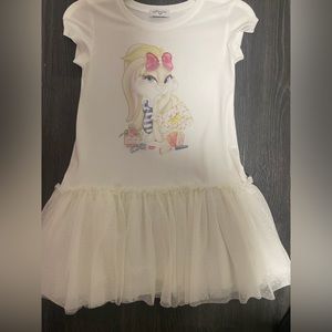 Monnalisa Lola Bunny Ivory Dress